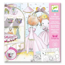 Kit de coloriages : Les petites portes de Pupi - Djeco