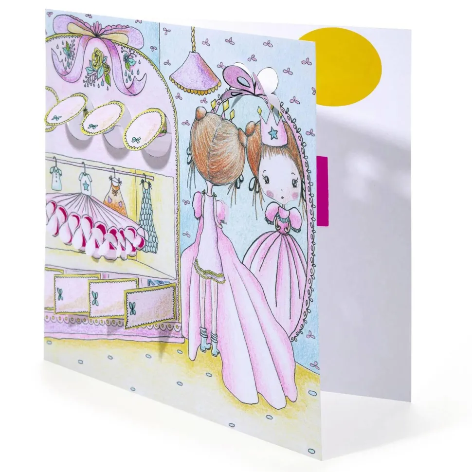 Kit de coloriages : Les petites portes de Pupi - Djeco