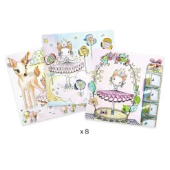 Kit de coloriages : Les petites portes de Pupi - Djeco