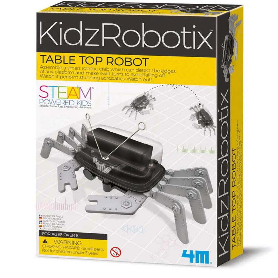 Kit de fabrication Fun Mechanics : Robot pour table - 4M