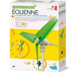 Kit de fabrication Green Science : Eolienne à construire - 4M