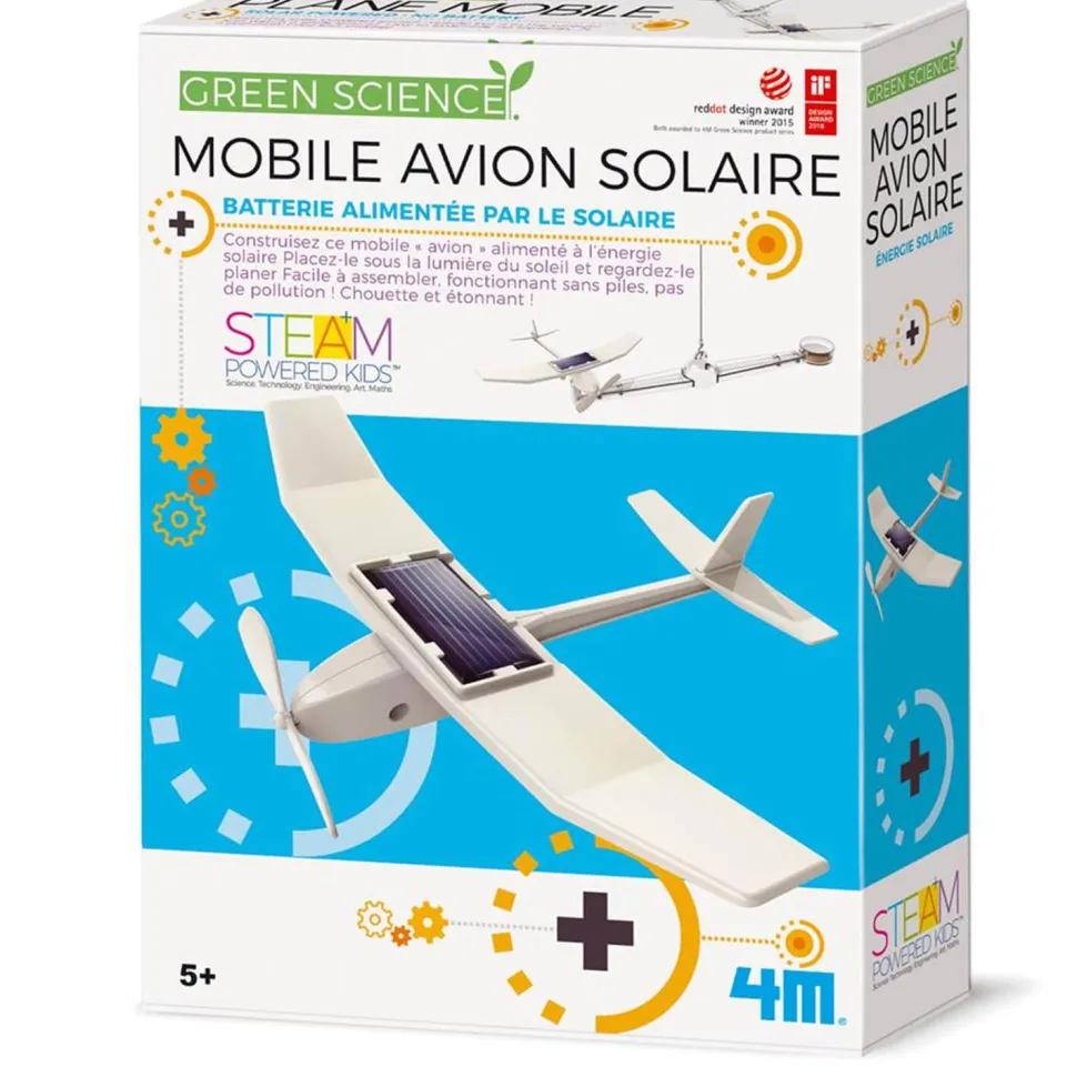 Kit de fabrication Green Science : Avion Solaire - 4M