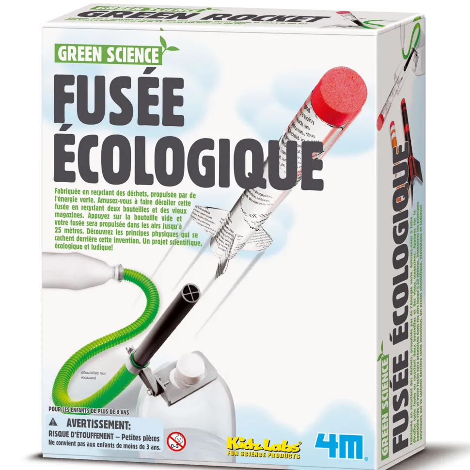 Kit de fabrication Green Science : Fusée écologique - 4M