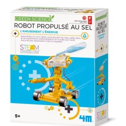 Kit de fabrication Green Science : Robot propulsé au sel - 4M