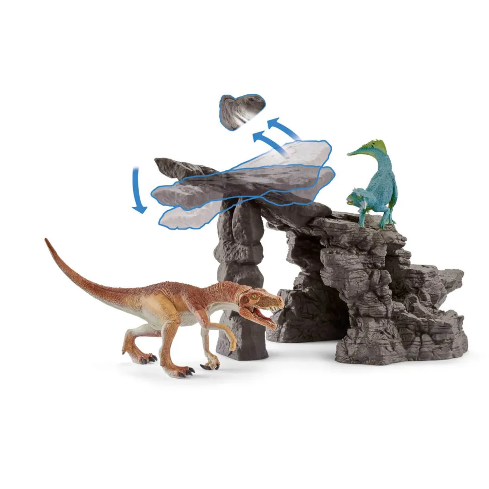 Kit de figurines dinosaure avec grotte - Schleich
