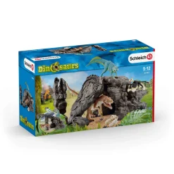 Kit de figurines dinosaure avec grotte - Schleich