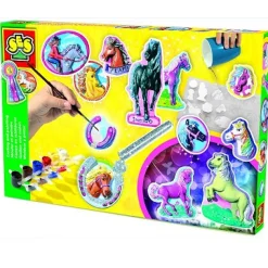 Kit de moulage en plâtre Chevaux - SES Creative