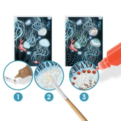 Kit de peinture 3D : Abysses - Djeco