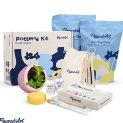 Kit de Poterie Argile Autodurcissante - Figured'Art