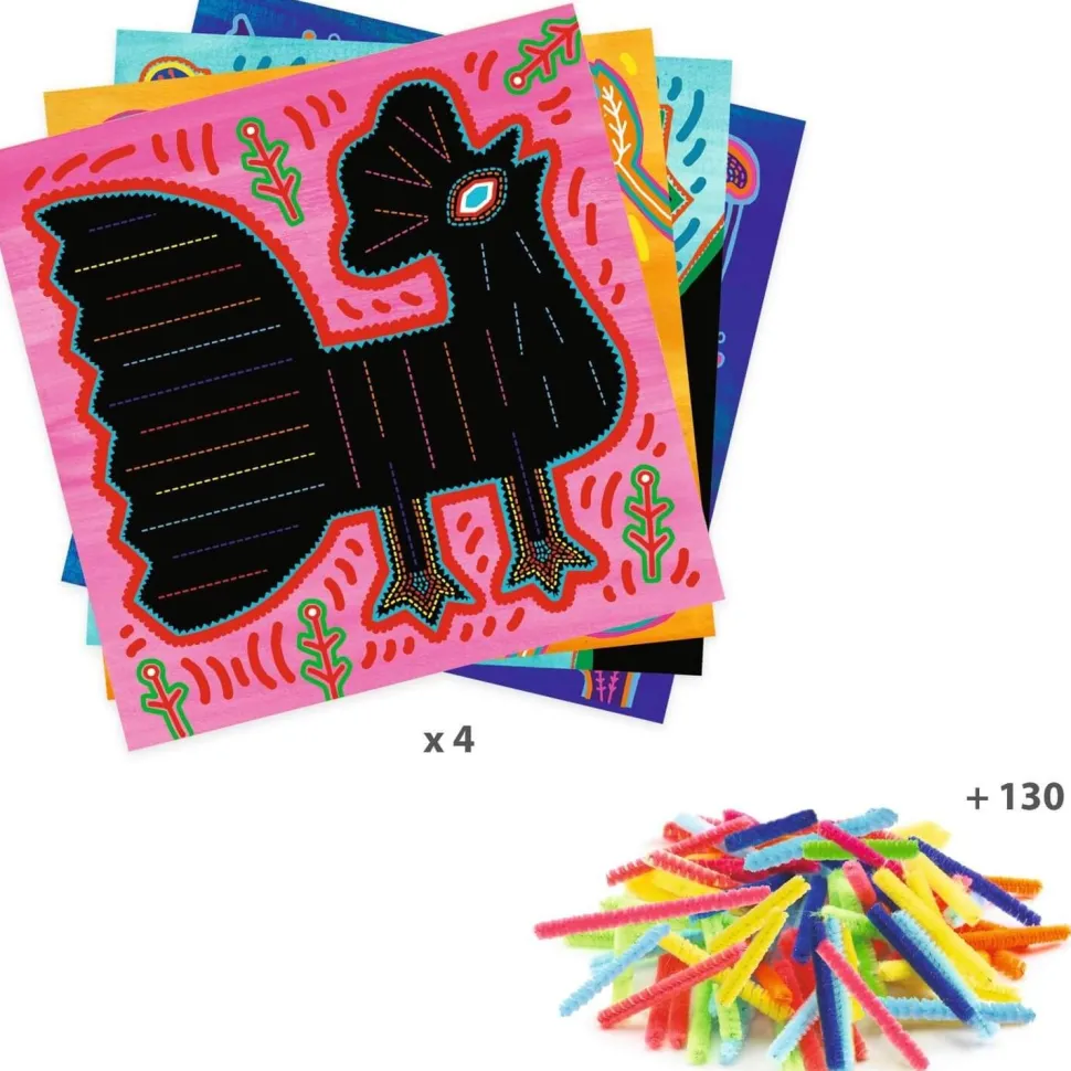 Kit d'enfilage : Tout doux - Djeco