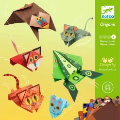 Kit d'origami : Animaux sauteurs - Djeco