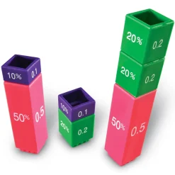 Kit d'Équivalence de Cubes Fraction Tower - Learning Resources