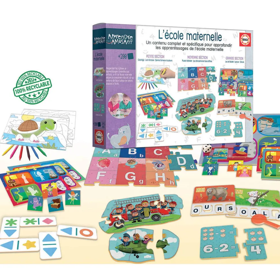 Kit Ecole Maternelle Apprendre C’est Amusant - Educa