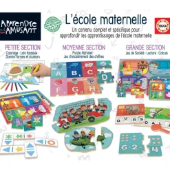 Kit Ecole Maternelle Apprendre C’est Amusant - Educa