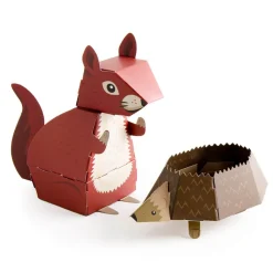 Kit jardinage : Animaux Pop Up : Ecureuil et Hérisson - Radis et Capucine