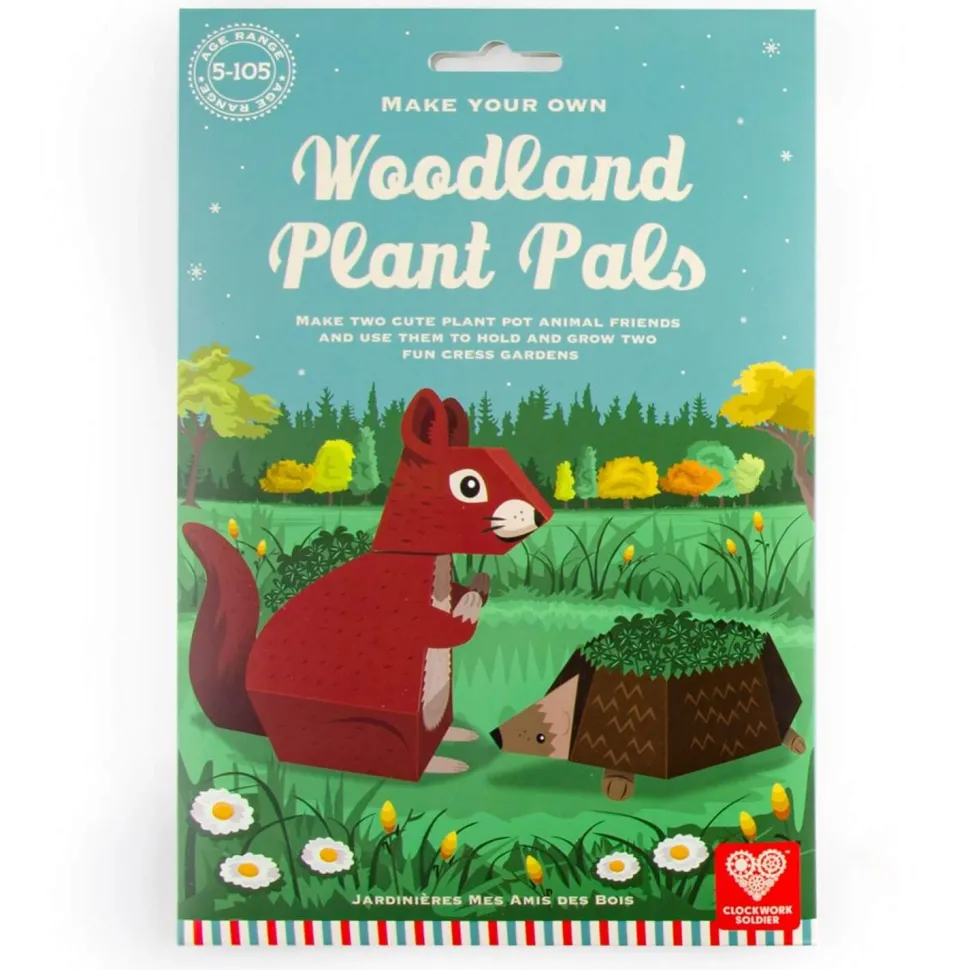 Kit jardinage : Animaux Pop Up : Ecureuil et Hérisson - Radis et Capucine