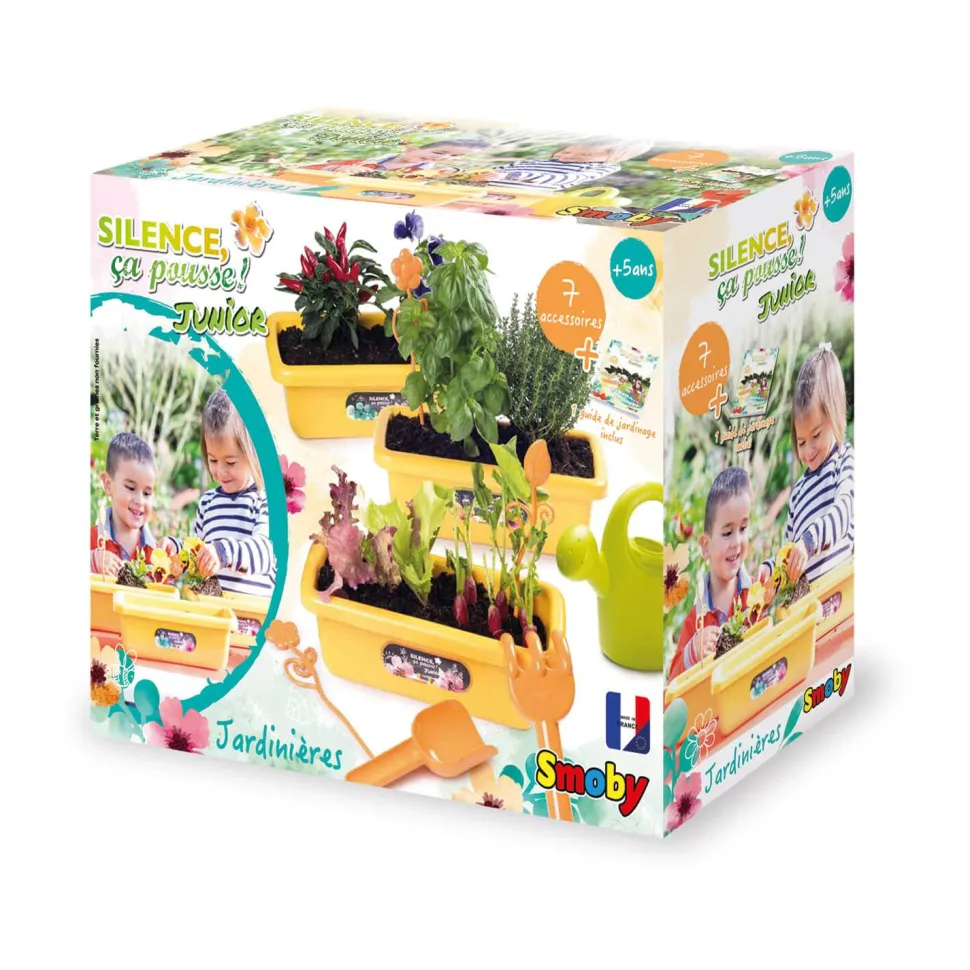 Kit Jardinières Silence ça pousse - Smoby