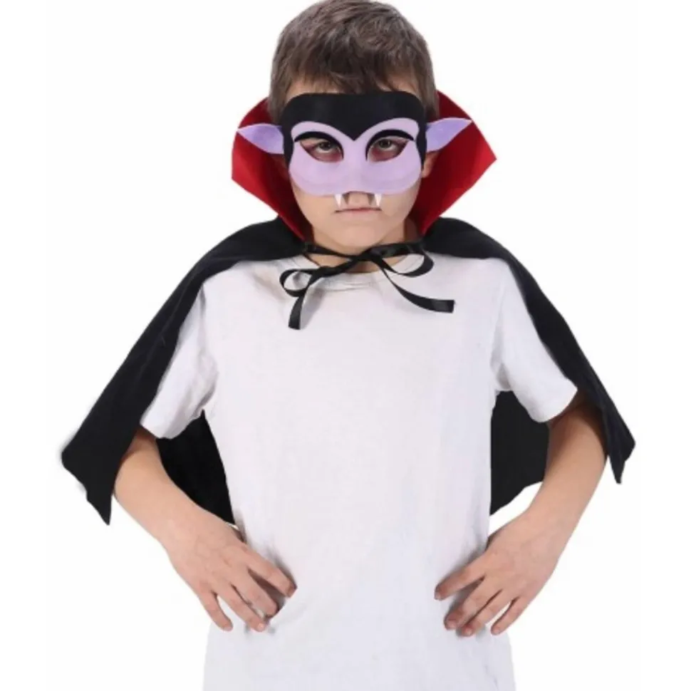 Kit Masque + Cape Vampire enfant - RueDeLaFete