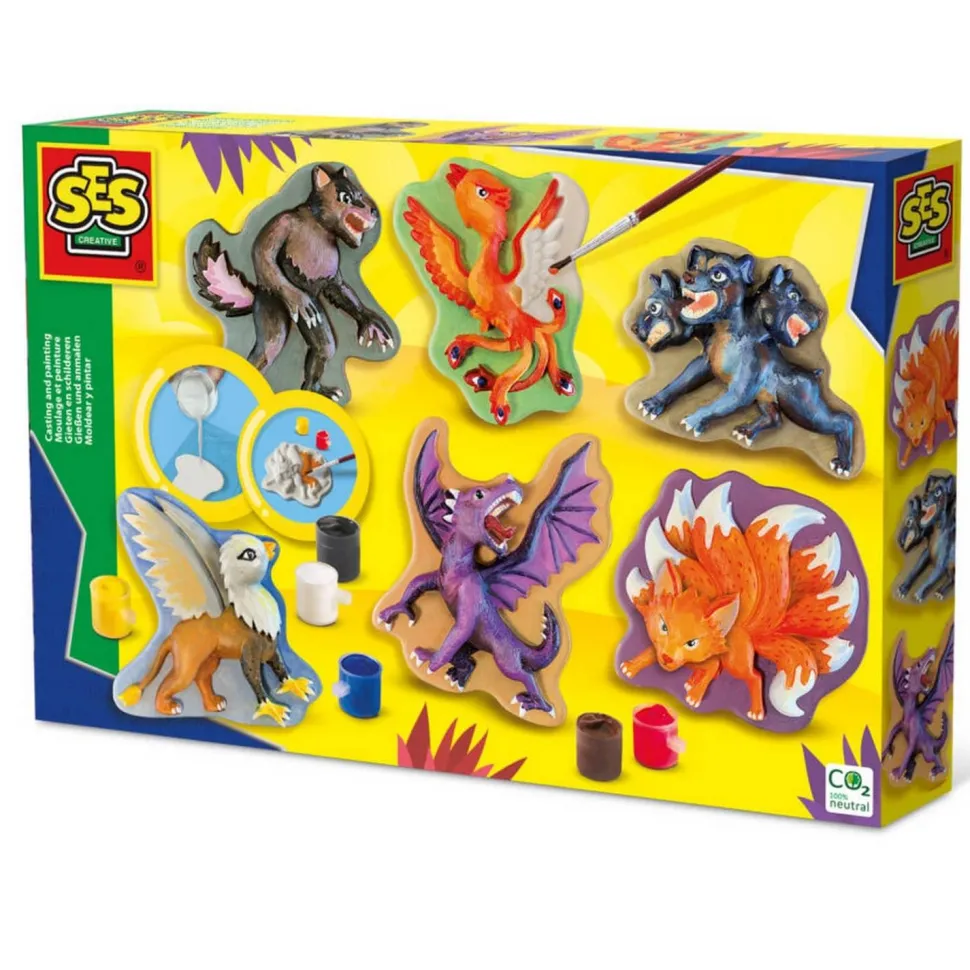 Kit moulage et peinture : Créatures mythiques - SES Creative