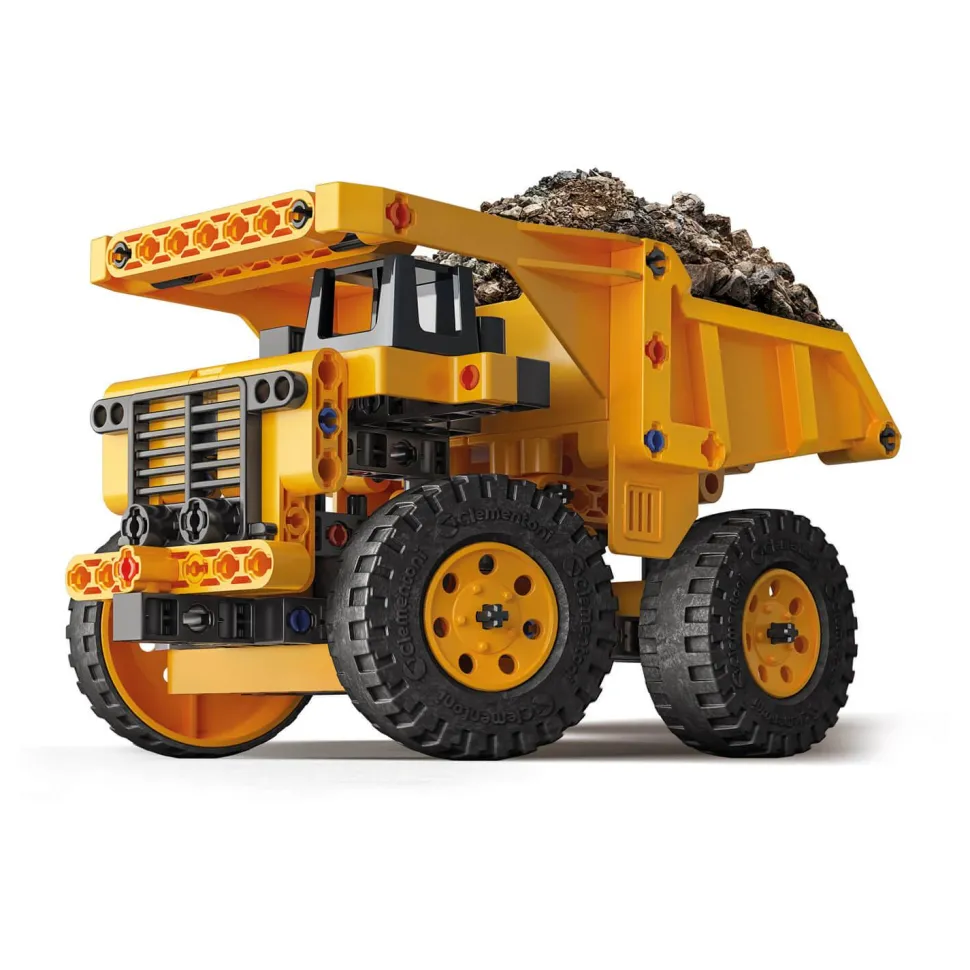Kit science et jeu : Camions miniers - Clementoni