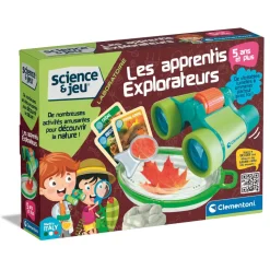 Kit science et jeu : Les apprentis explorateurs - Clementoni