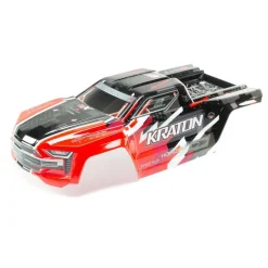Kraton 6S BLX Painted Decaled Trimmed Body (Red) - ARRma