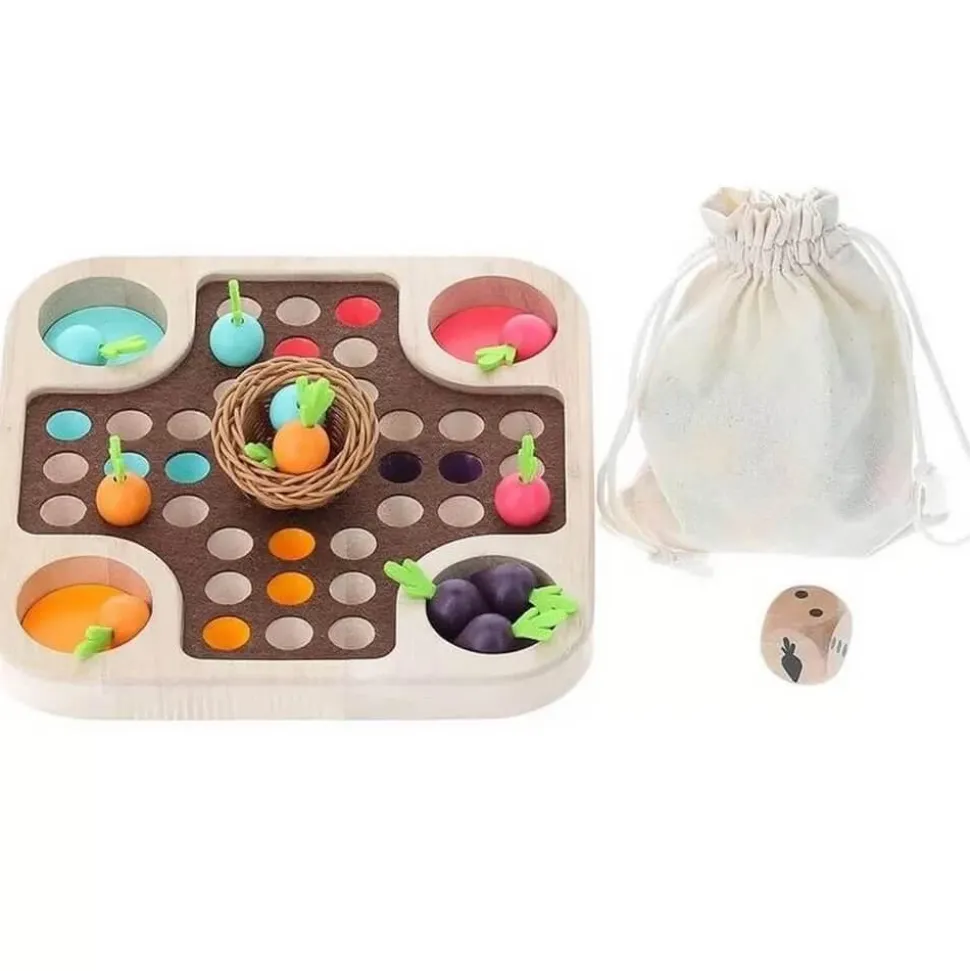 La course du potager - jeu des petits chevaux - jour de récolte - Vilac