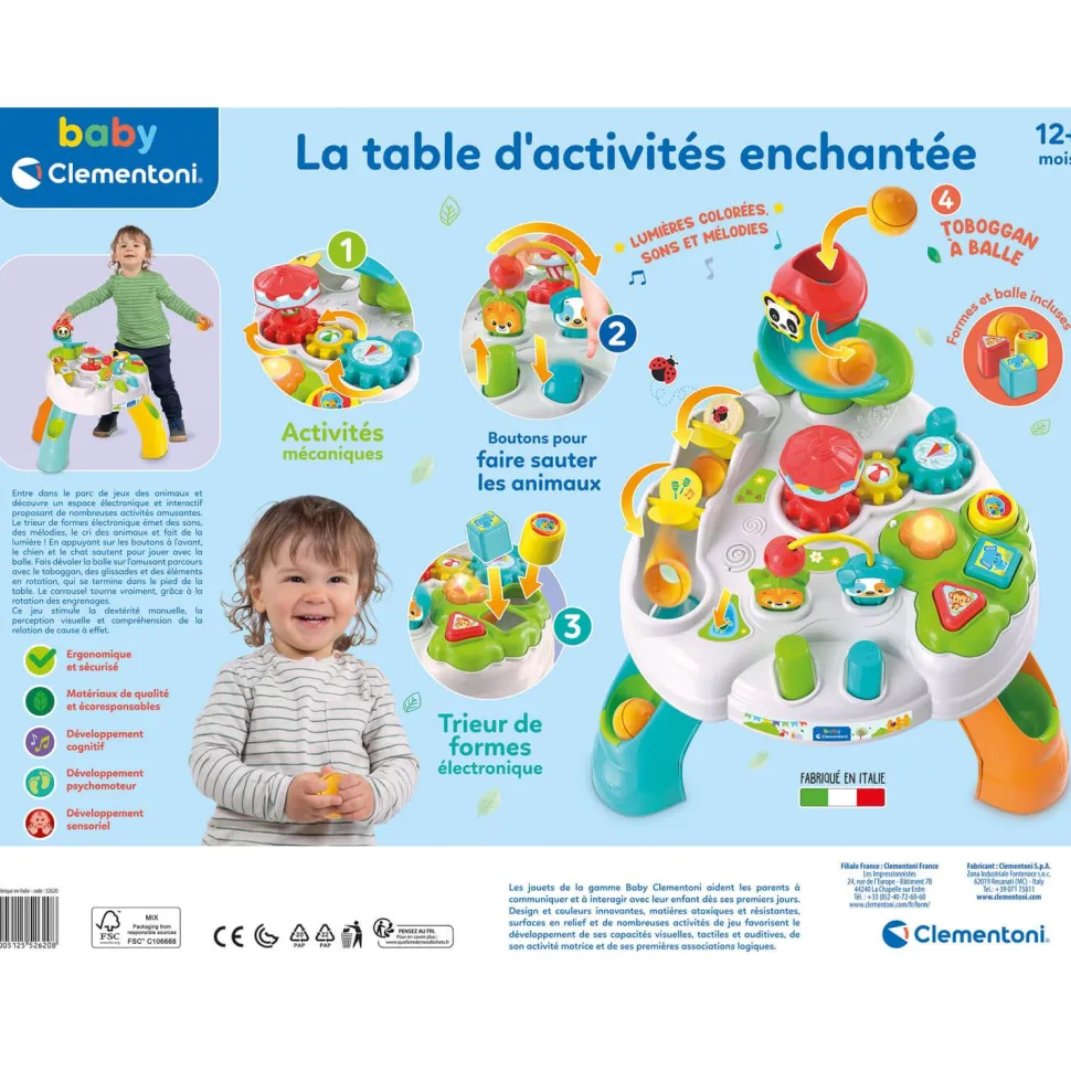La table d'activités enchantée : Play for future - Clementoni