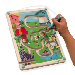 Labyrinthe aimanté à billes : La Ruche - Janod