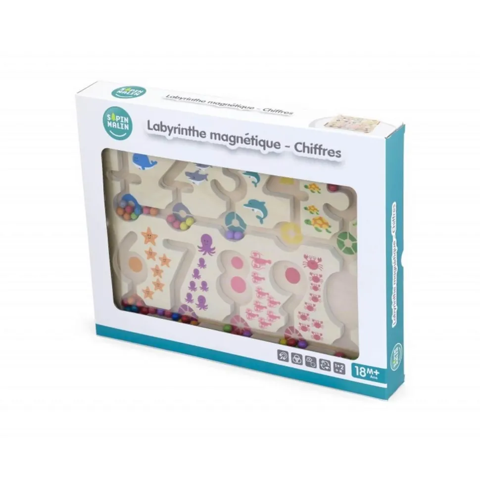 Labyrinthe Magnétique - Chiffres FSC - Sapin Malin