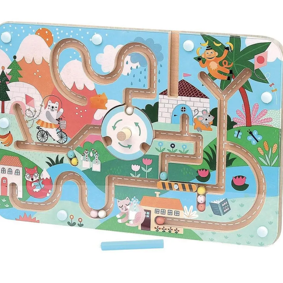 Labyrinthe magnétique en bois par Michelle Carlslund - Vilac