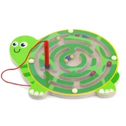 Labyrinthe magnétique en bois : Tortue - Asa Toys