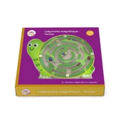 Labyrinthe magnétique en bois : Tortue - Asa Toys