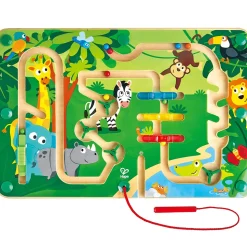Labyrinthe magnétique en bois : Jungle - Hape