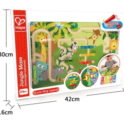 Labyrinthe magnétique en bois : Jungle - Hape