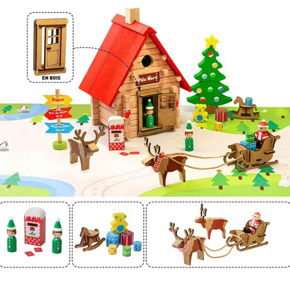Le chalet de Noël : 90 pièces - JeuJura