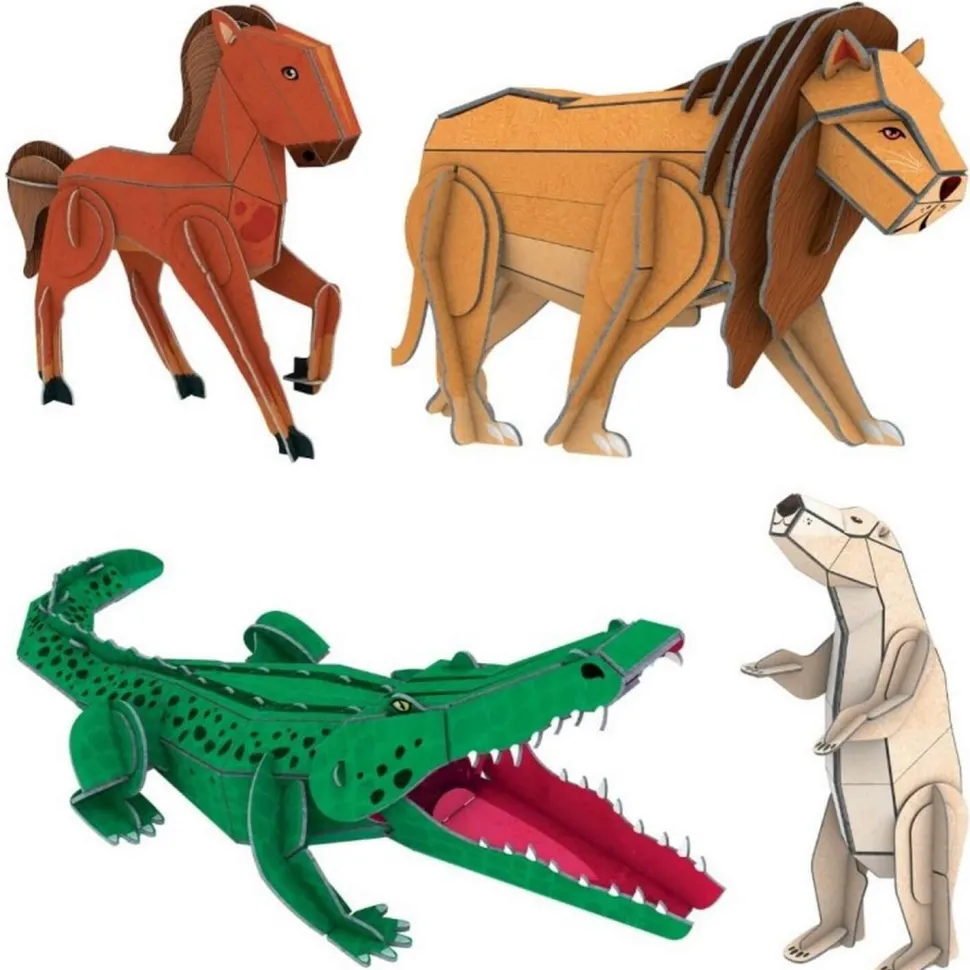 Le coffret méga atlas des Animaux : Atlas, cartes et animaux 3D - Sassi