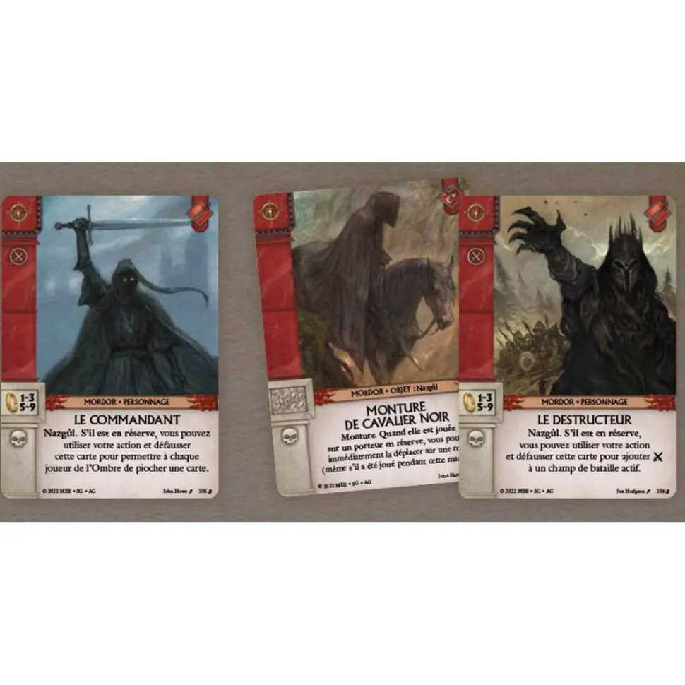 Le jeu de cartes : La guerre de l'anneau - Blackrock