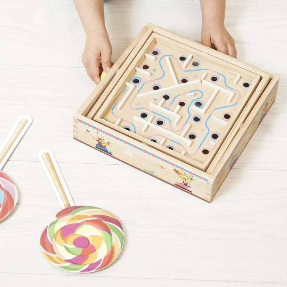 le labyrinthe à billes applepop - Janod