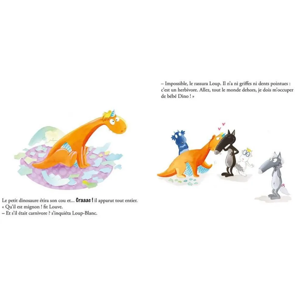 Le loup qui adorait les dinosaures - Editions Auzou