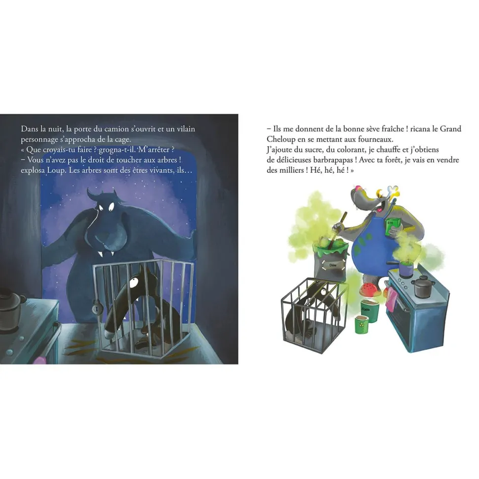 LE LOUP QUI AIMAIT LES ARBRES - Editions Auzou