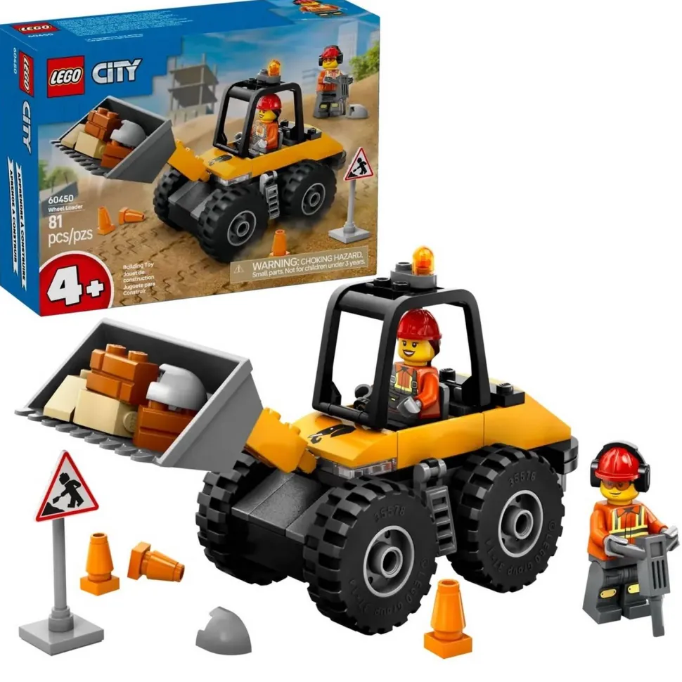 LEGO® City - 60450 : La chargeuse de chantier jaune - LEGO ®