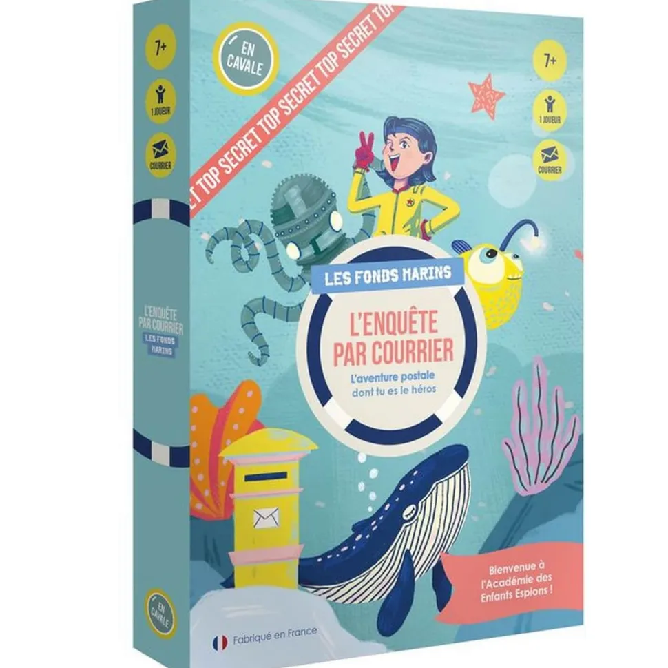 L'enquête par courrier : les fonds marins :enfant - Blackrock