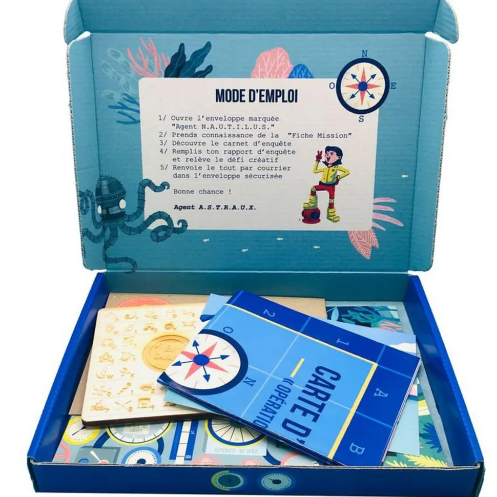 L'enquête par courrier : les fonds marins :enfant - Blackrock