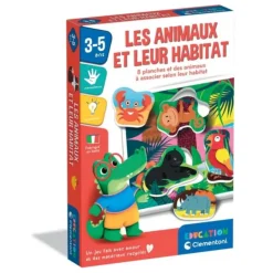 Les animaux et leur habitat - Clementoni