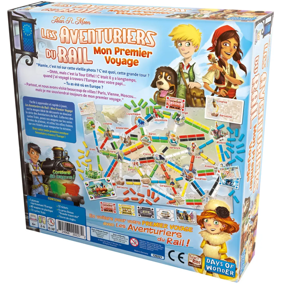 Les Aventuriers du Rail : Mon premier Voyage en Europe - Asmodée
