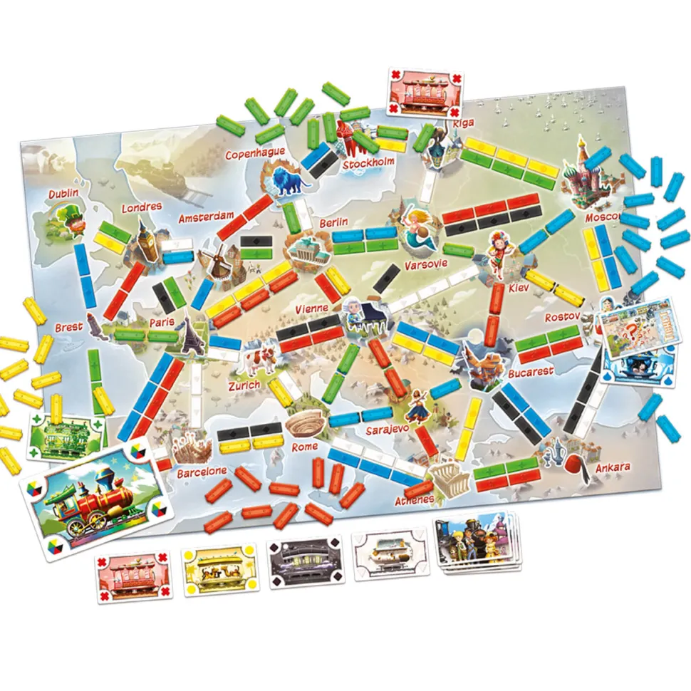 Les Aventuriers du Rail : Mon premier Voyage en Europe - Asmodée