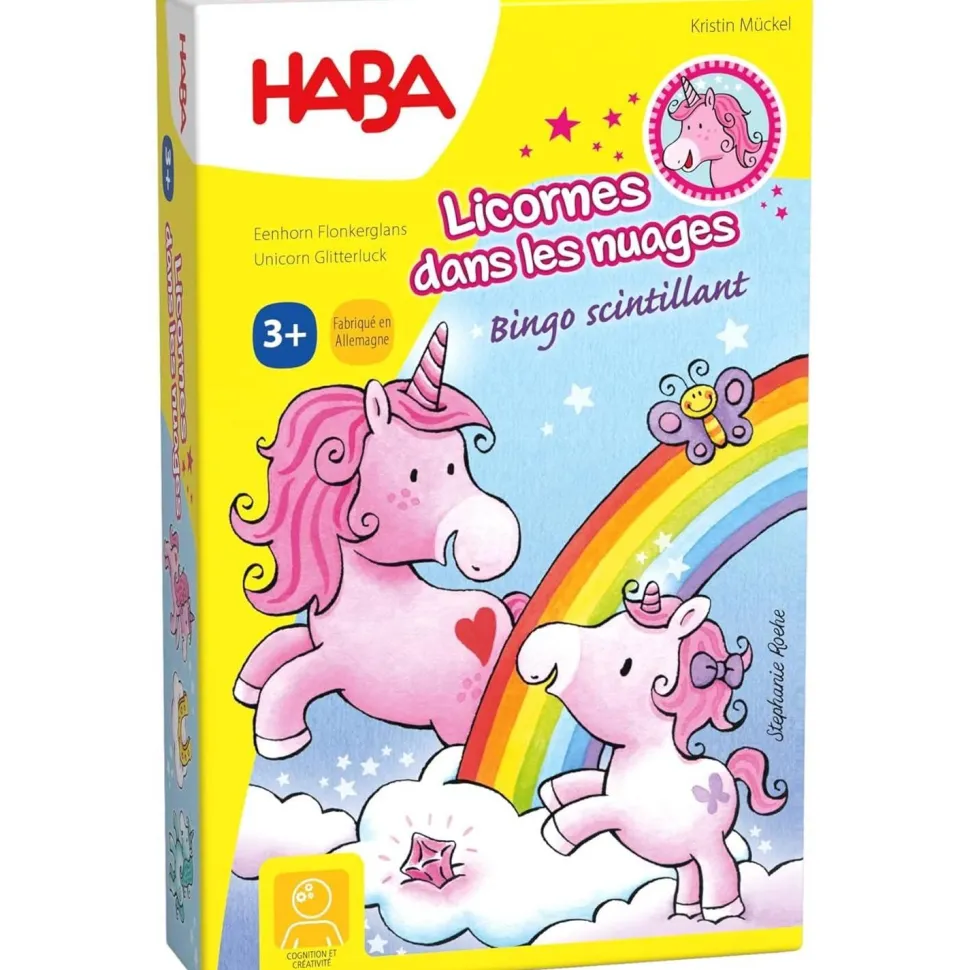Les licornes dans les nuages - Bingo scintillant - Haba