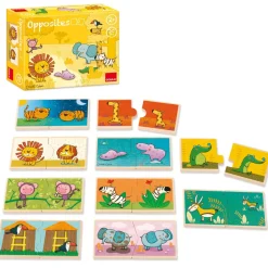 Les opposés : Léo le roi de la jungle - Diset