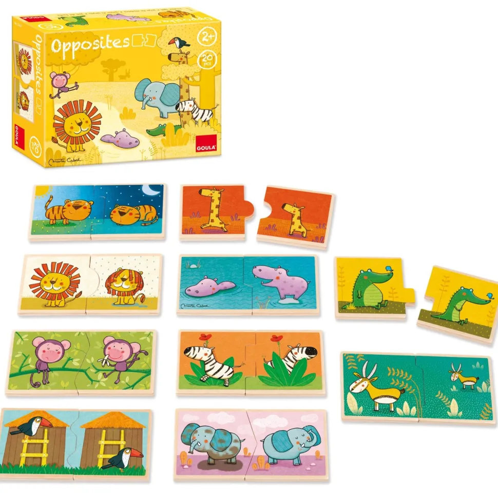 Les opposés : Léo le roi de la jungle - Diset